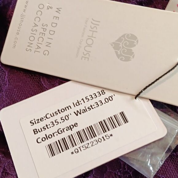 NWT JJs House Purple Cocktail Homecoming Dress Fairycore Ethereal - Picture 10 of 15